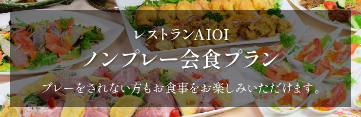 ノンプレー会食プラン